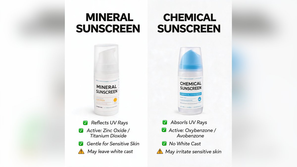Mineral vs. Chemical Sunscreen: Which One