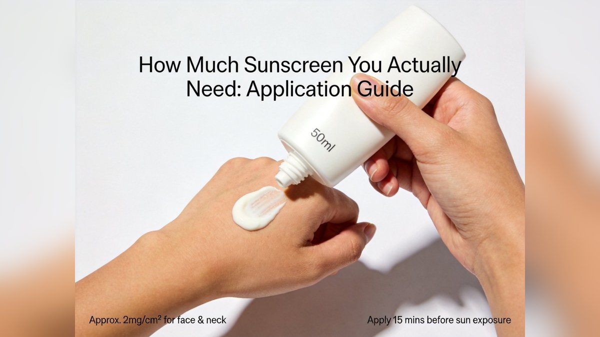 How Much Sunscreen You Actually Need: Application Guide — Glow Guide
