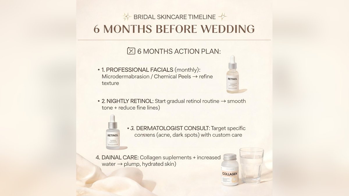 The Ultimate Bridal Skincare Timeline: 6